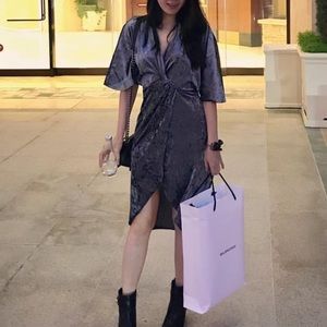 Blue dress